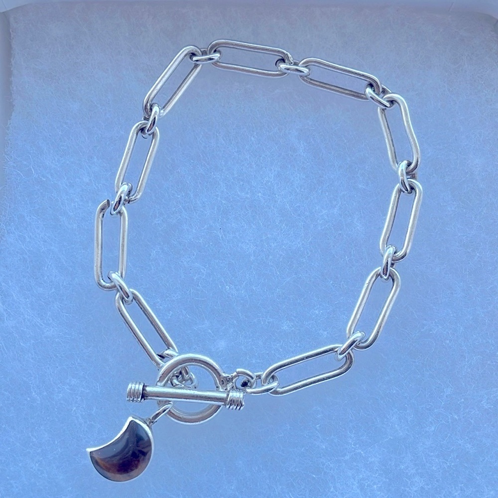 Tiger eye 925 sterling silver bracelet